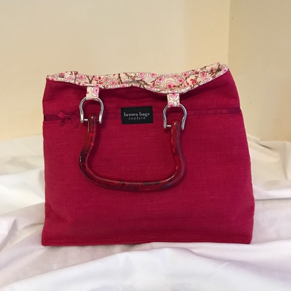 Red cloth purse from Brown Bag Couture - Picture 6 of 6
